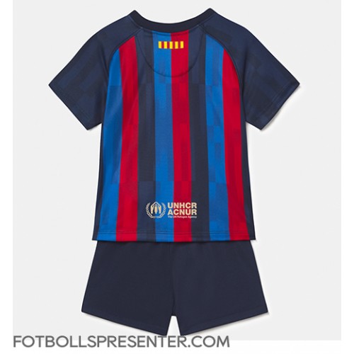 Barcelona Hemmatröja Barn 2022-23 Kortärmad (+ korta byxor)